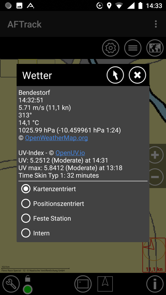 OpenUV plugin for
                AFTrack